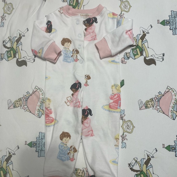 The Beaufort Bonnet Company Pink and Blue Kids Footie